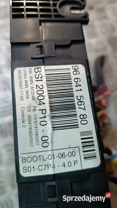 9664156780 Skrzynka BSI bezpieczników Citroen C3 Radłów