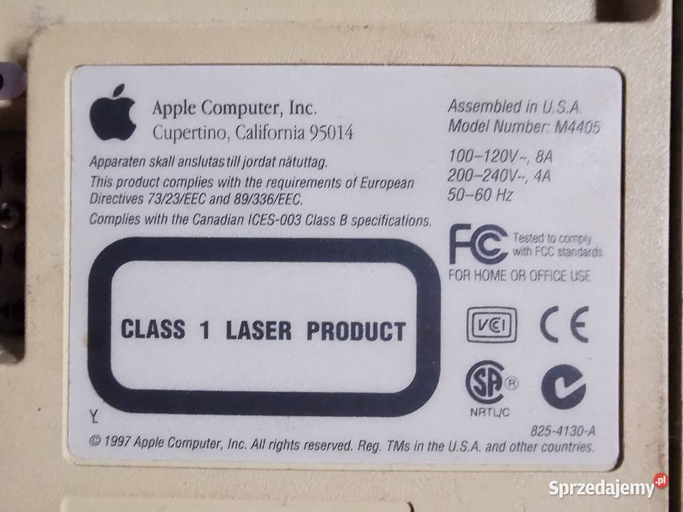 Power Macintosh G3 Mini Tower 1998 Assembled in Apple Lębork