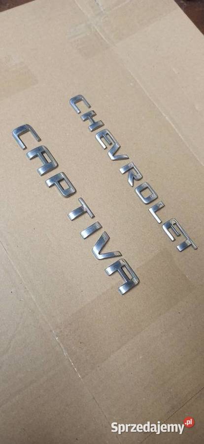Emblemat logo CHEVROLET CAPTIVA oryginał terenowe podkarpackie