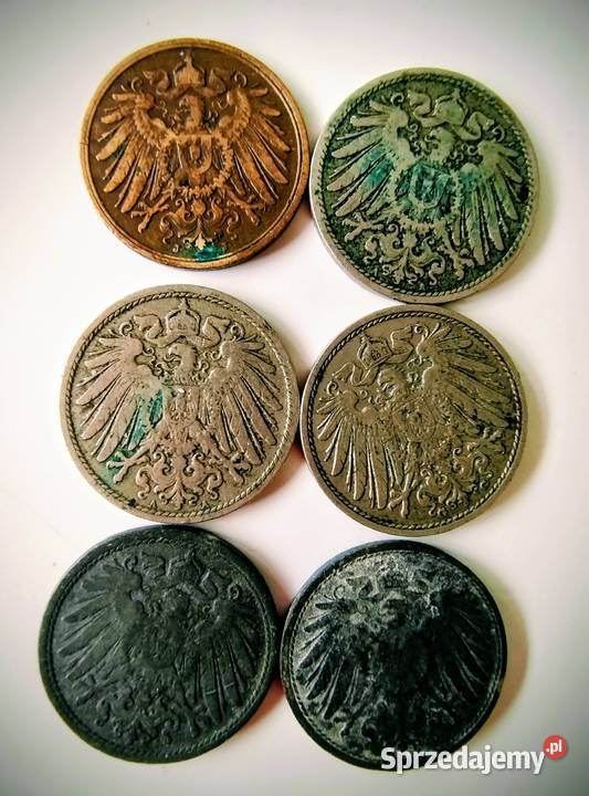 Monety cesarstwa niemieckiego śląskie sprzedam