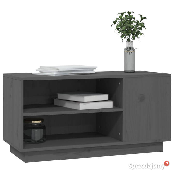 Szafka pod telewizor szara 80x35x405 lite drewno Warszawa