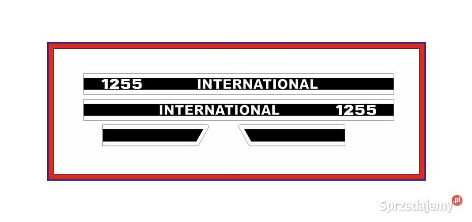 Naklejki ciągnik traktor Case International 1255 Piła