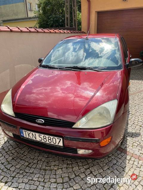 Ford Focus I AMBIENTE 5D 14 75 1999 130000 welurowa tapicerka Końskie