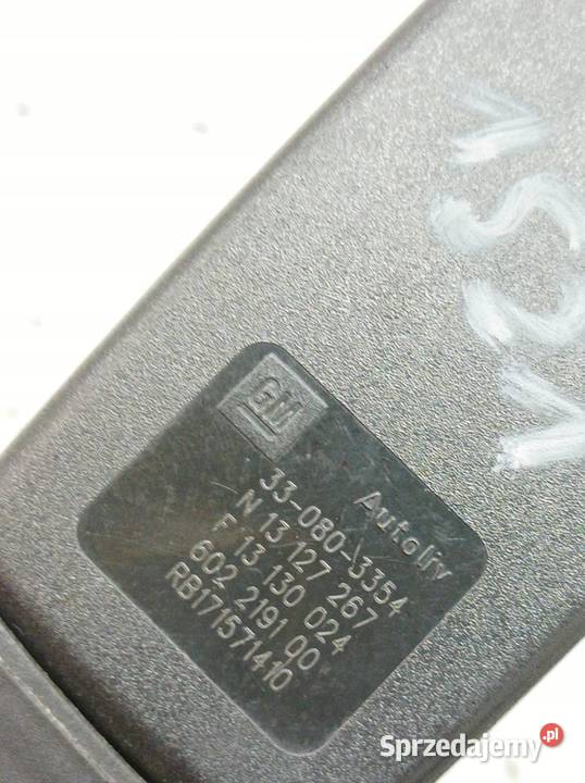 ZAPINKA PASA BEZPIECZEŃSTWA NAPINACZ PRAWY PRZÓD