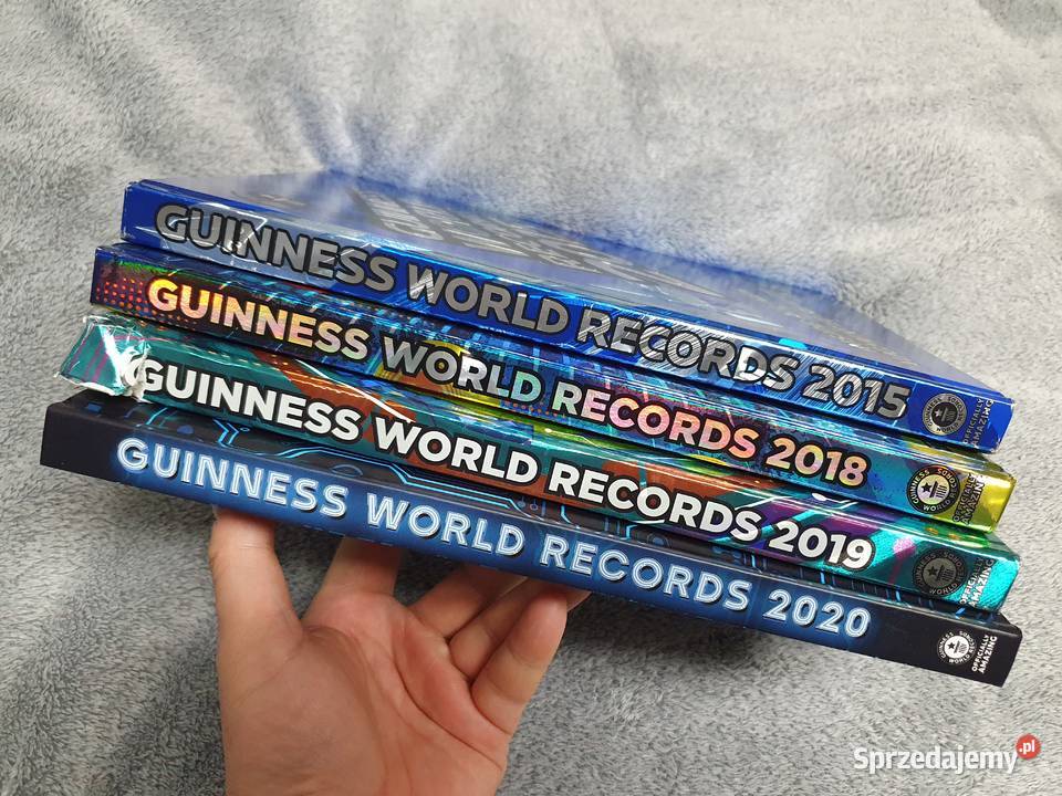 Guinness World Records zestaw 4 albumów język pomorskie