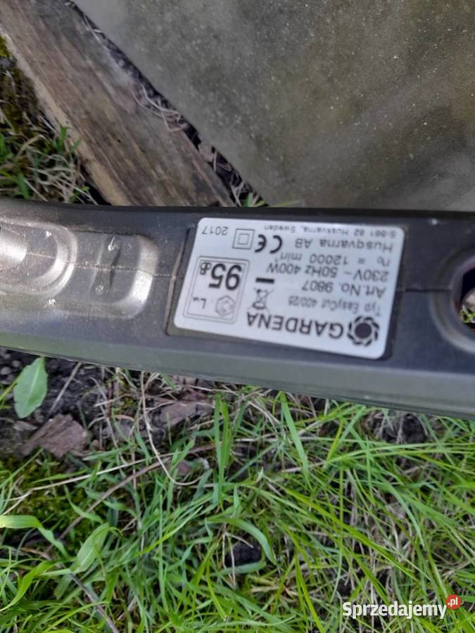 Sprzedam uszkodzoną podkaszarkę Gardena 9807 Kosy i podkaszarki wielkopolskie Poznań