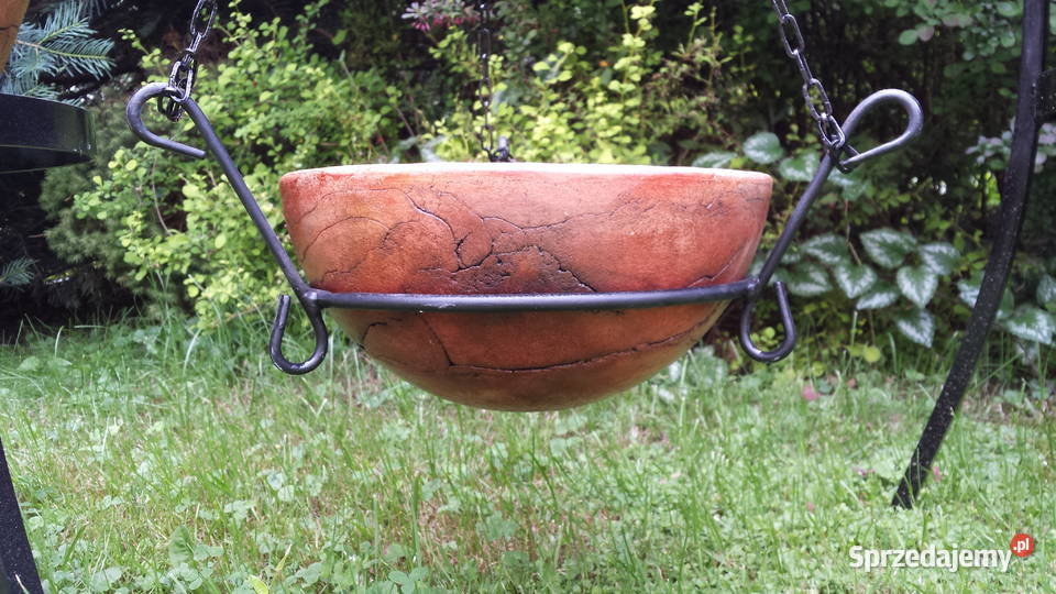 Ceramiczna donica ogrodowa wisząca mrozoodporna sprzedam