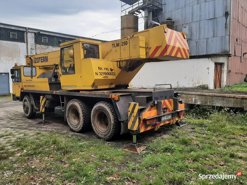Żuraw samochodowy Pinguely TML 250 pełny VAT Słupsk