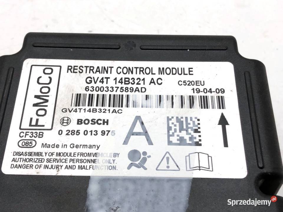 SENSOR AIRBAG FORD KUGA II GV4T14B321AC CZUJNIK sprzedam