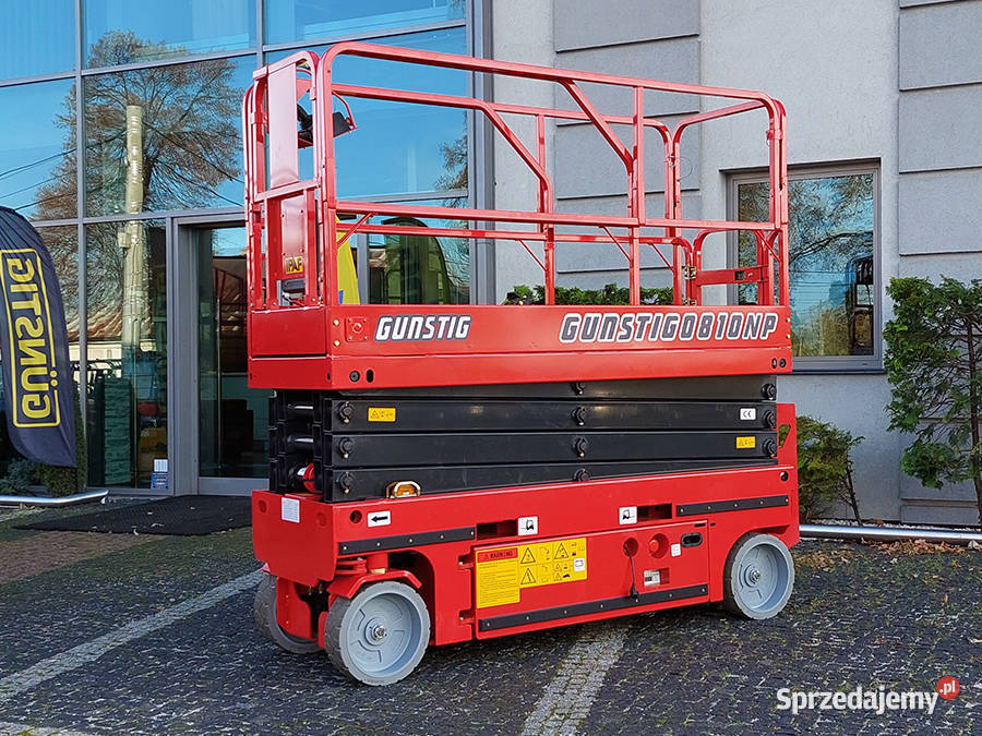 Podest nożycowy Gnstig 0810N 8 m 12 m robocze