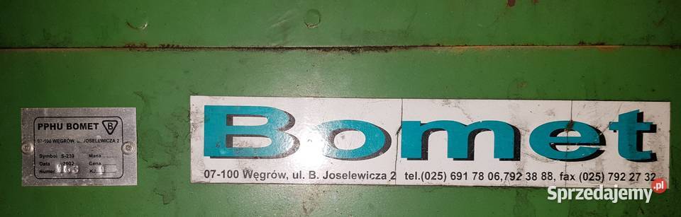 Sadzarka dwurzędowa Bomet S239 Zielniki
