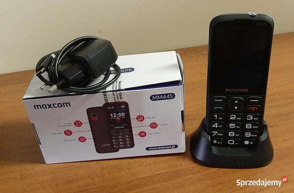 Telefon seniora MAXCOM MM445 wielkopolskie