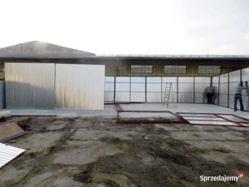 Blaszana hala 156 m ocynkowana Kraków sprzedam