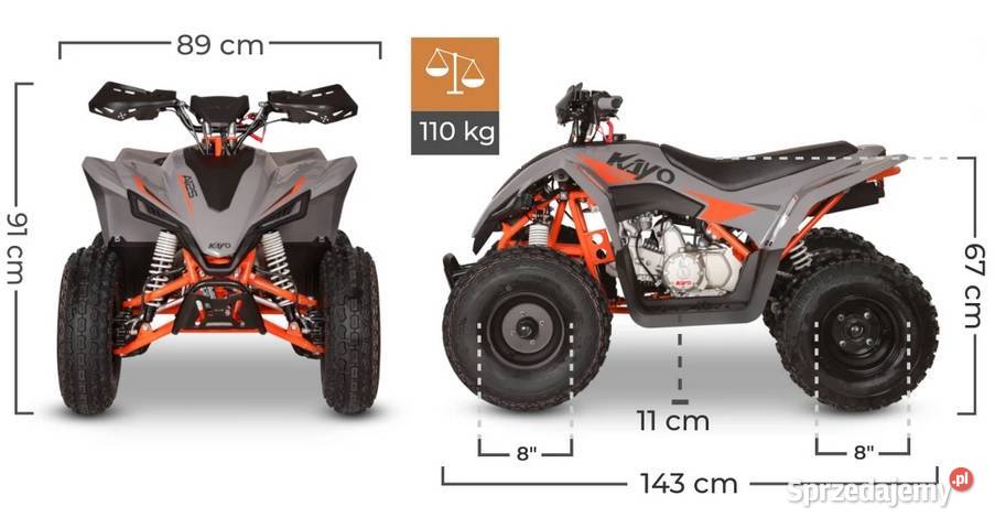 Nowy model 2026 Quad Kayo A125 cc Sportowy małopolskie Nowy Sącz
