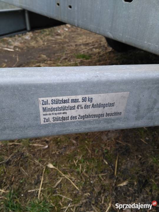 Przyczepa Stema zabudowana kontener 750 DMC 1 Do samochodów osobowych Poznań