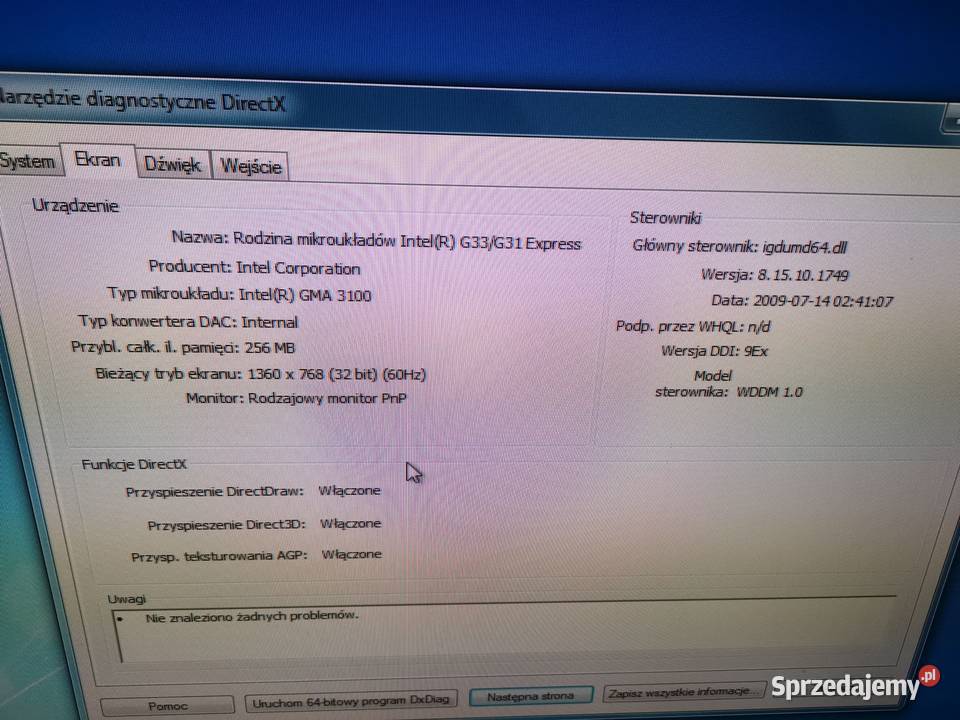 Komputer Dual Core 28 Ghz 2CpusE5500 kompletny Skomielna Biała