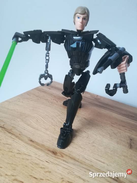 Zabawka Rycerz czarny nowy model do składania Głogów