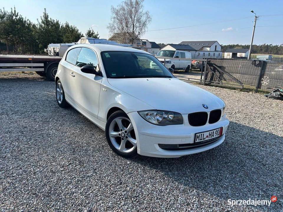 BMW seria 1 biała perła