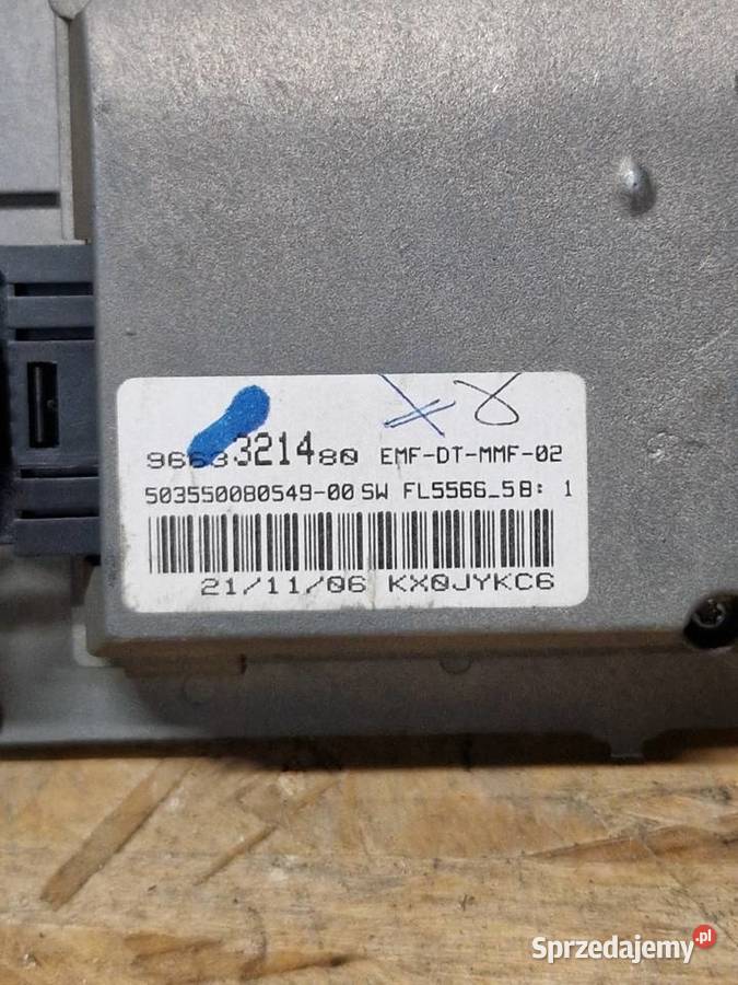 peugeot 407 Wyświetlacz radia nawiewu nawigacji osobowe Złotoryja