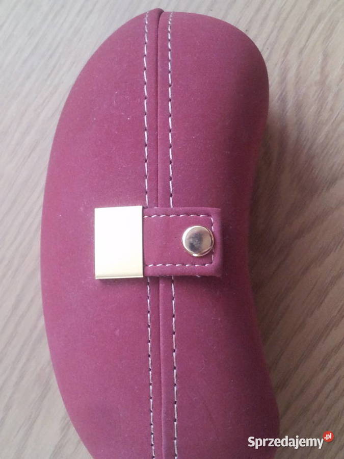 Futerał na okularybordowo koralowy Uniseks Pszczyna sprzedam