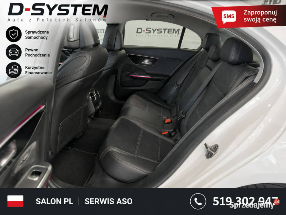 Mercedes C 220 23 C 220d Automat Salon Polska biały Białystok