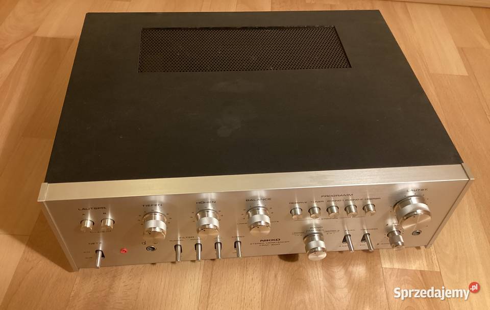 Wzmacniacz stereo NIKKO TRM600 SPRAWNY ładny Wzmacniacze i pokrewne pomorskie Gdynia