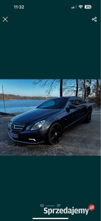 Mercedes E 250 CDI Coup lakier metallic Iława