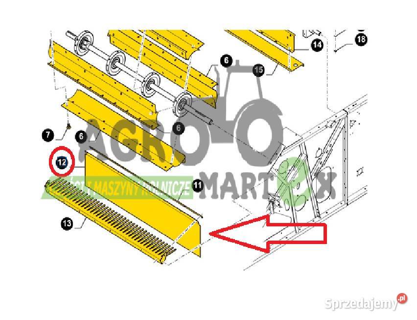 84073686 BREZENT USZCZELKA CNH Wichrów sprzedam