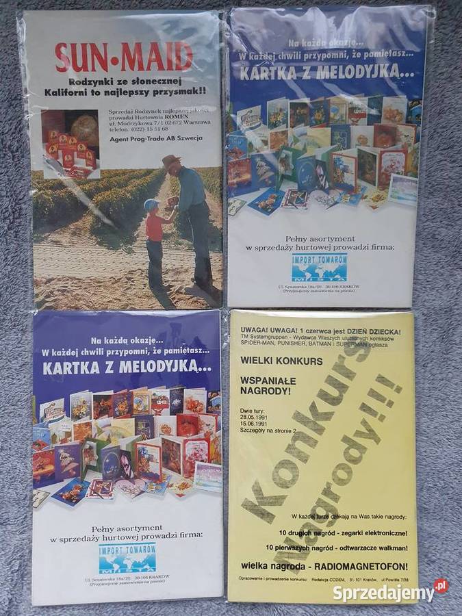 Batman zestaw 11 komiksów TM Semic rocznik 1991 Polskie Gdynia