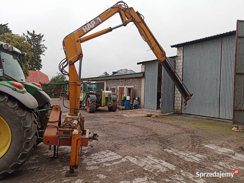 HDS zawieszany do ciągnika ładowacz dźwig nieuszkodzony Brodzica