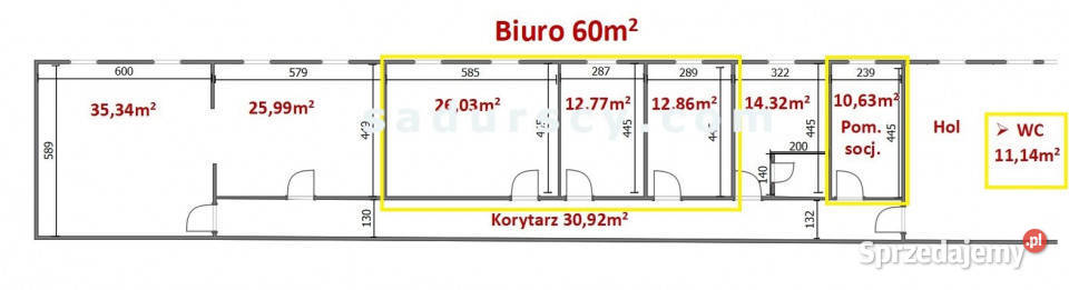 Lokal do wynajęcia Piaseczno 47m2 mazowieckie
