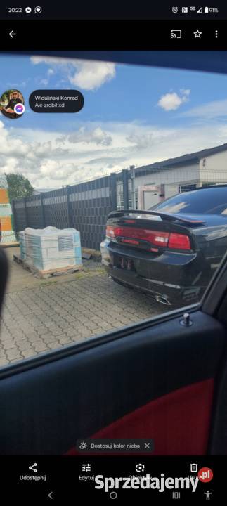 Tylna klapa Dodge Charger 2014 oryginał Klapy bagażnika Gostyń