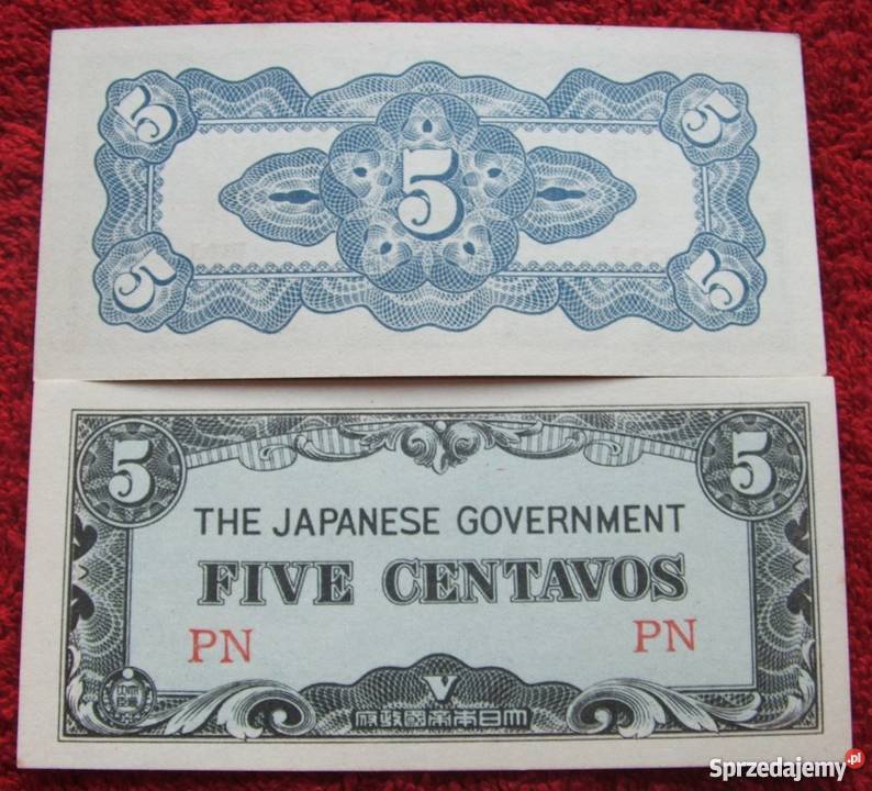 FILIPINY OKUPACJA JAPOŃSKA 1942 Banknot 1 sztuka Katowice