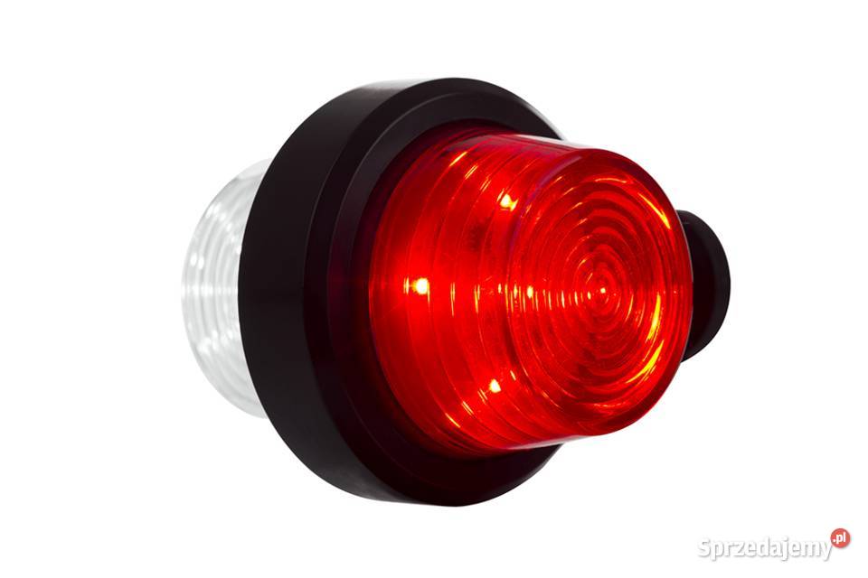 Lampa białoczerwona obrysowa tył lampka 12V R5W uniwersalne Rawa Mazowiecka