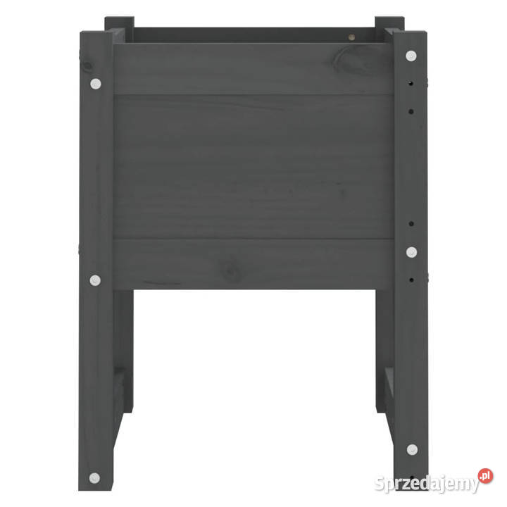 Donice 2 szare 40x40x525 lite drewno sosnowe Warszawa sprzedam