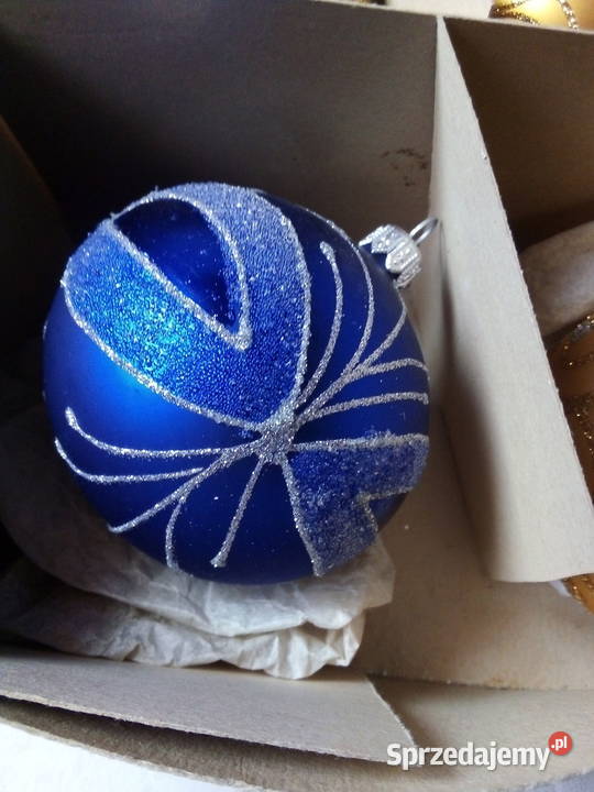 bombki szklane brokatowe vintage Częstochowa