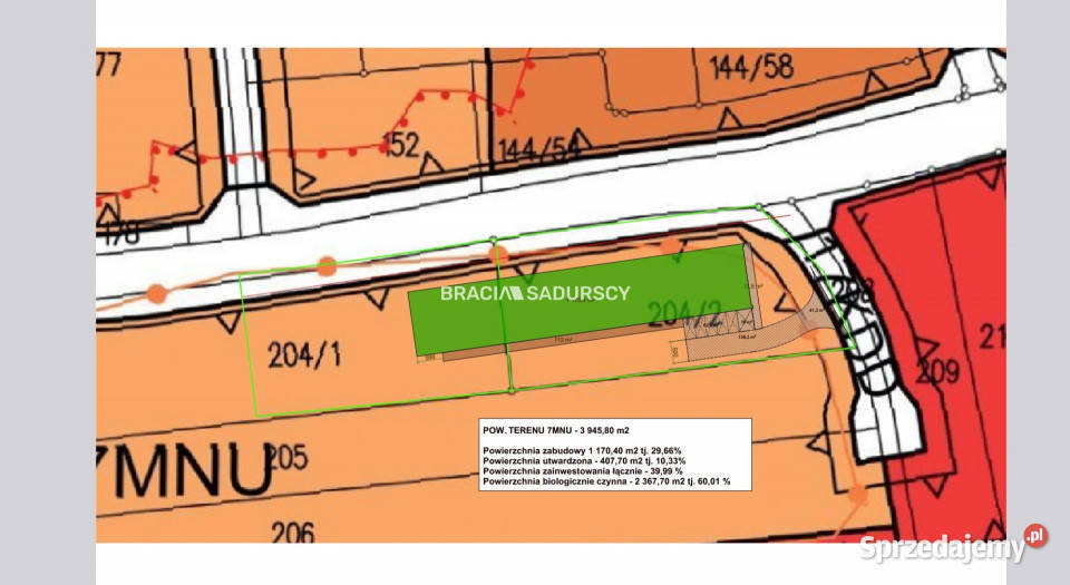 Działka Aleksandrowice 4600m2 sprzedam