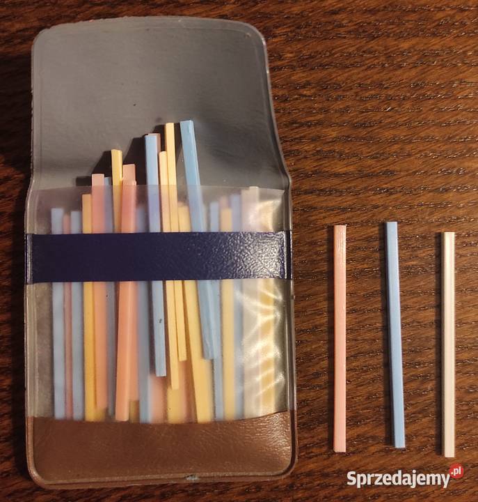 Stare patyczki do nauki liczenia z lat 70 PRL Warszawa