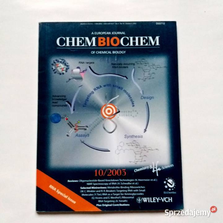 ChemBioChem Of Chemical Biology 102003 Rok wydania 2003 Łódź sprzedam
