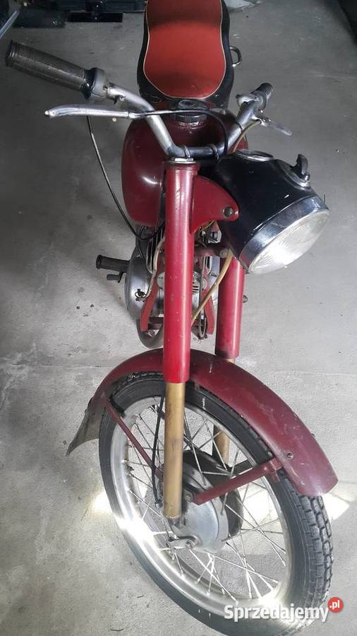 Motocykl WSK dwuramówka podkarpackie Sietesz