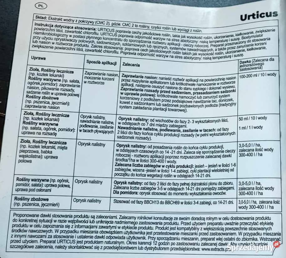 Biostymulator Urticus 1l