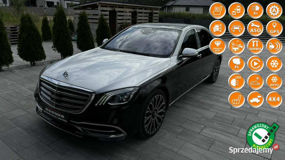 Mercedes S 350 Long Maybach piękny stan pełne wyposażenie TV multibeam ...