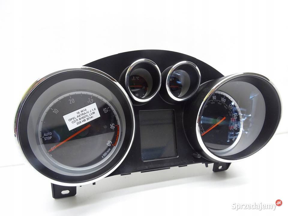 LICZNIK ZEGARY 13460586 OPEL ASTRA IV J 16 CDTI sprzedam