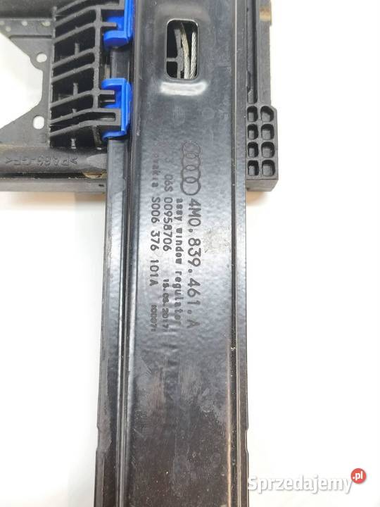 MECHANIZM SZYBY LEWY TYŁ 4M0839461A Audi Q7 II