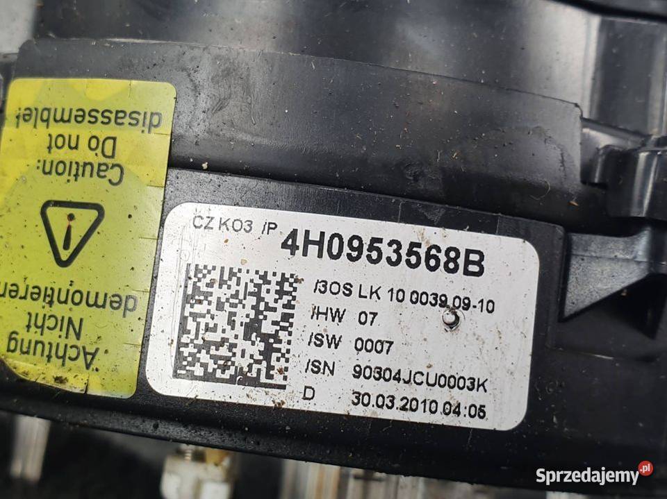 PRZEŁĄCZNIK ZESPOLONY AUDI A8 D4 4H0953502B Lipno