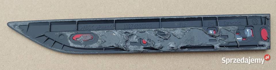 LISTWA EMBLEMAT NA BŁOTNIK GTI PRAWY VW GOLF osobowe Mielęcin