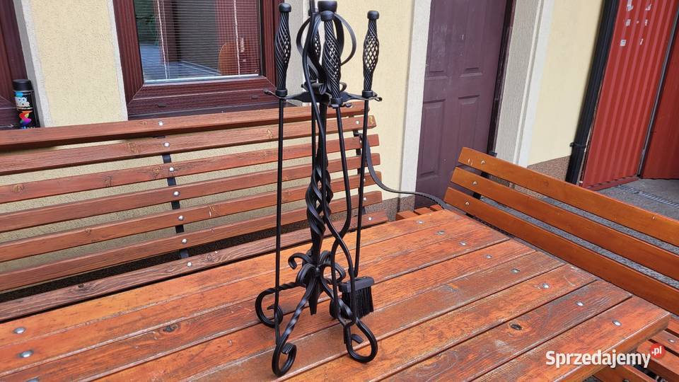 Zestaw kominkowy kuty ręcznie Warszawa