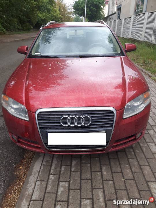 AUDI A4 B7 18T 163 POLSKI KOMBI BORDOWY WNĘTRZE lakier metallic