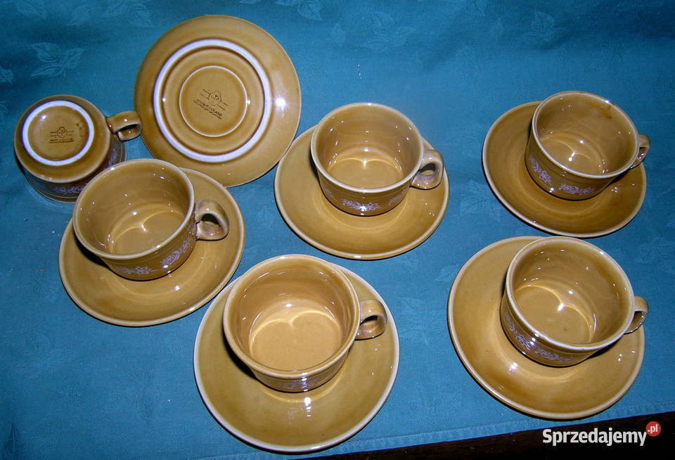 filiżanki vintage Pruszków porcelitD 24 dolnośląskie Bartków