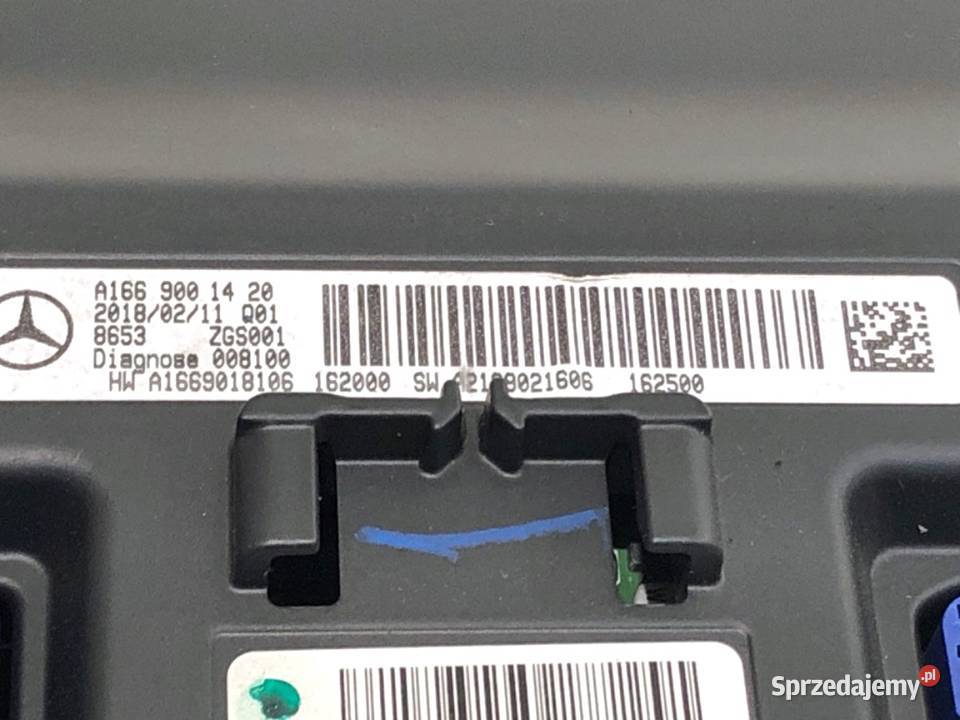 WYŚWIETLACZ MERCEDES GLE A1669001420 1518 EKRAN podkarpackie